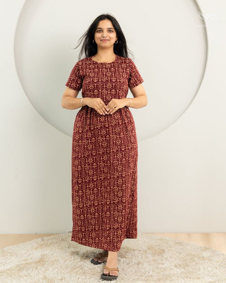 Lexie SoftCotton Full Length Maternity Loungewear