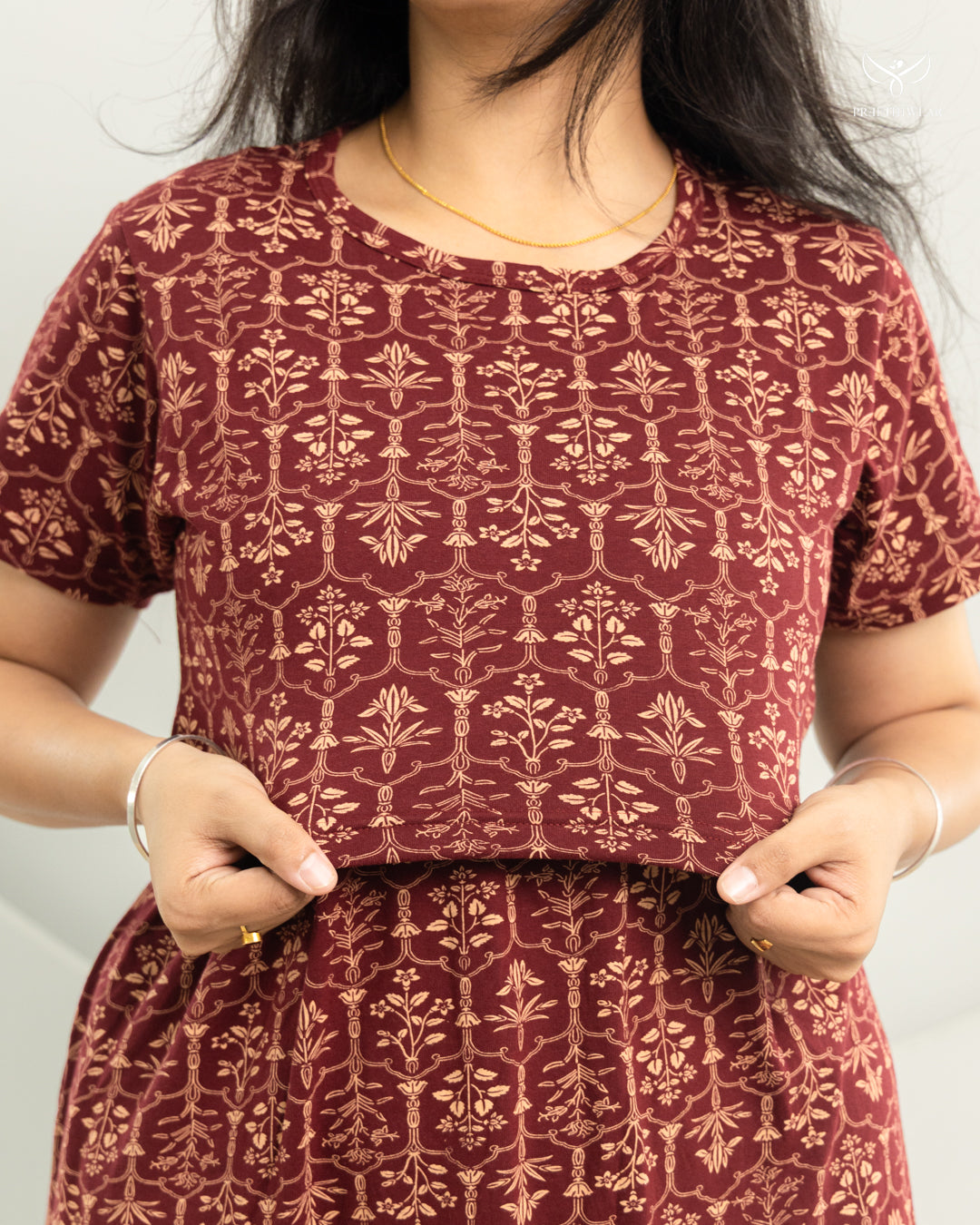 Lexie SoftCotton Full Length Maternity Loungewear