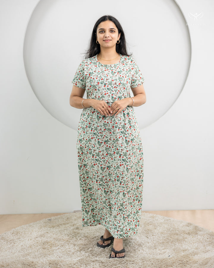 Nalina5 SoftCotton Full Length Maternity Loungewear