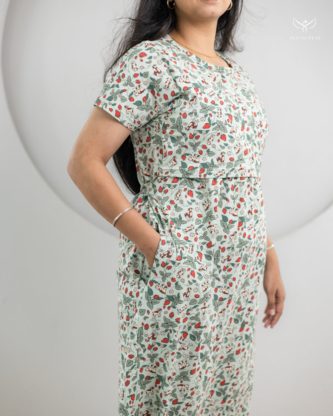 Nalina5 SoftCotton Full Length Maternity Loungewear