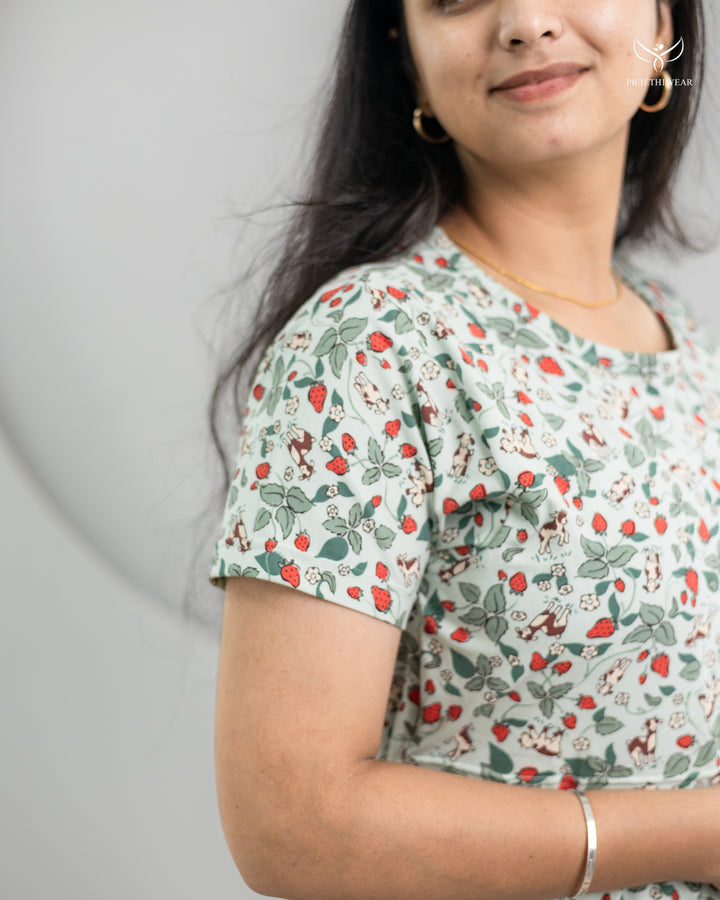 Nalina5 SoftCotton Full Length Maternity Loungewear