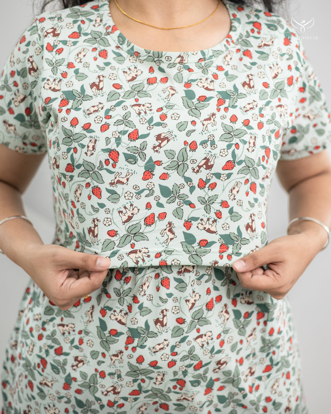 Nalina5 SoftCotton Full Length Maternity Loungewear