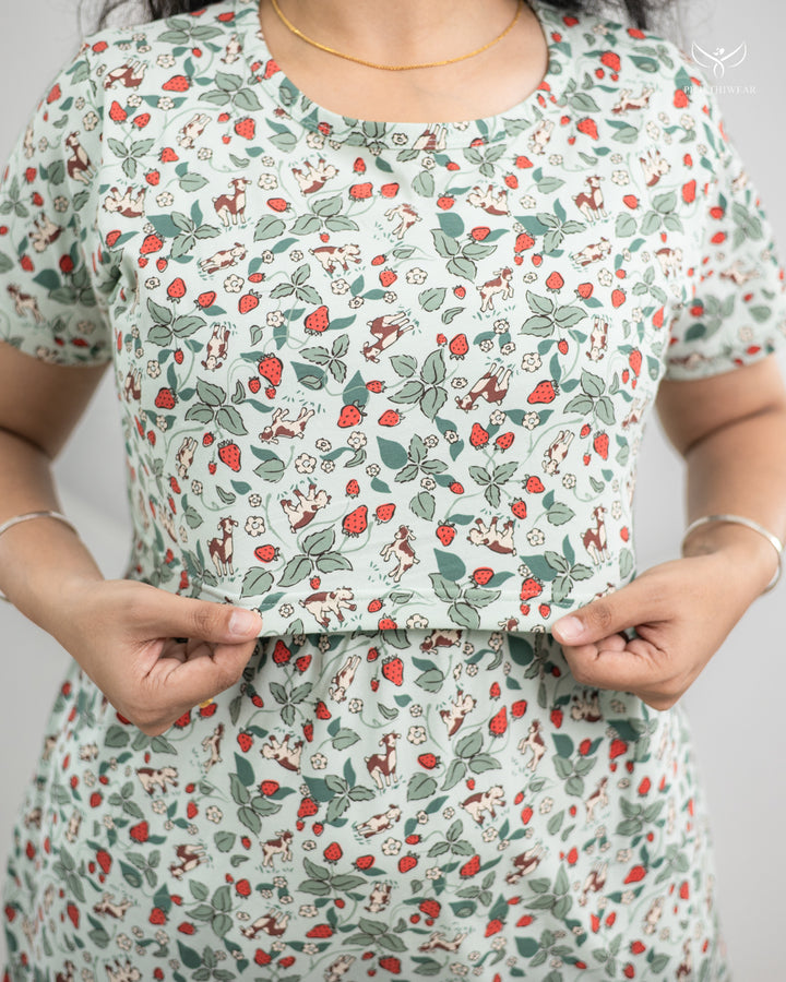 Nalina5 SoftCotton Full Length Maternity Loungewear