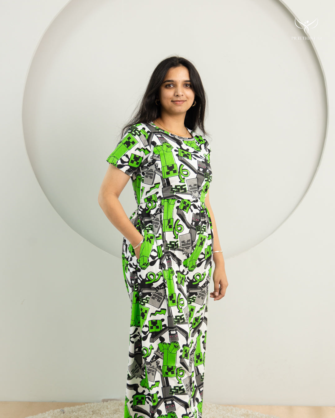 Lenna SoftCotton Full Length Maternity Loungewear