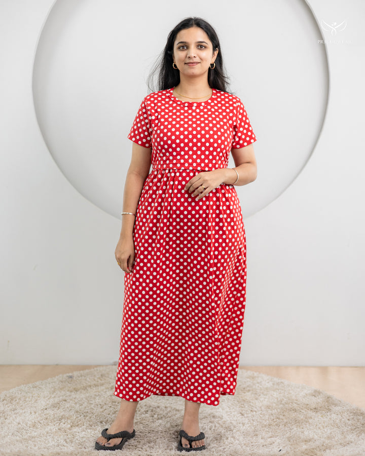 Raagam2 SoftCotton Full Length Maternity Loungewear