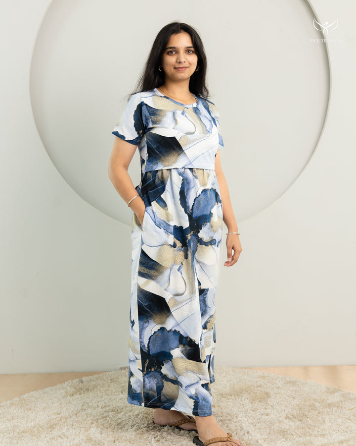 Farzu SoftCotton Full Length Maternity Loungewear