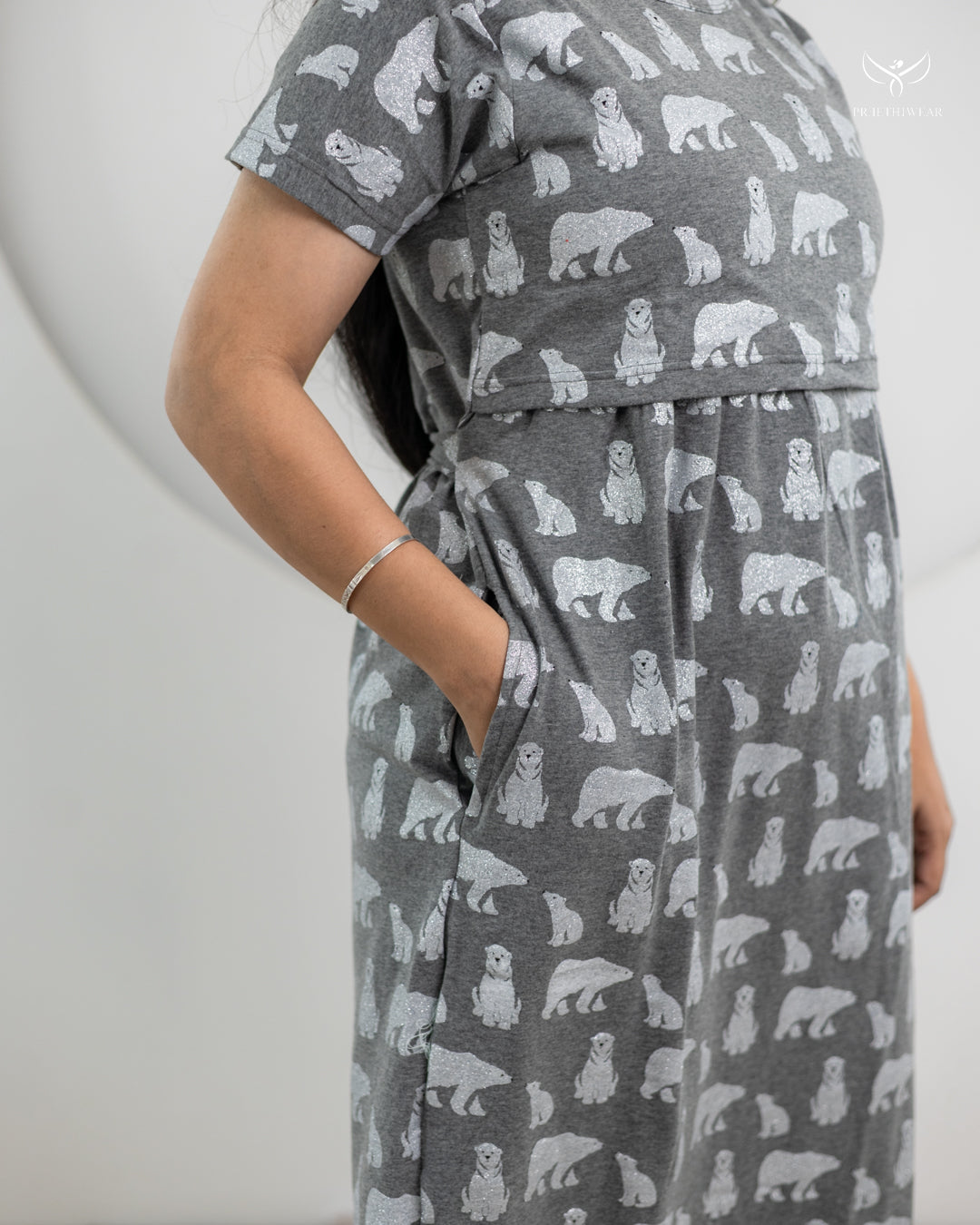 Kajal2  SoftCotton Full Length Maternity Loungewear