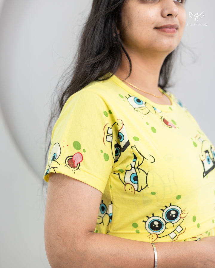Deepti7  SoftCotton Full Length Maternity Loungewear