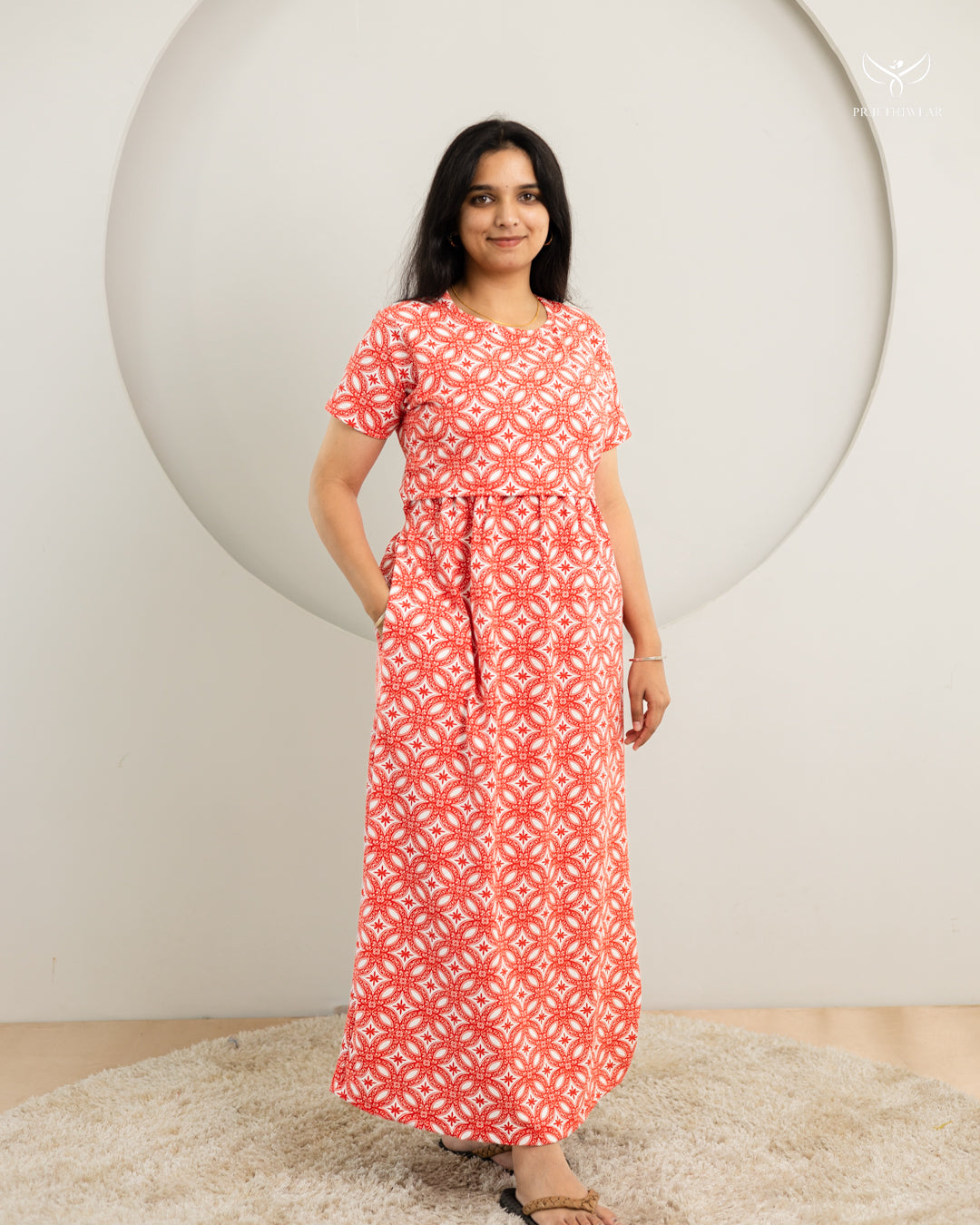 Laiba ThickCotton Full Length Maternity Loungewear