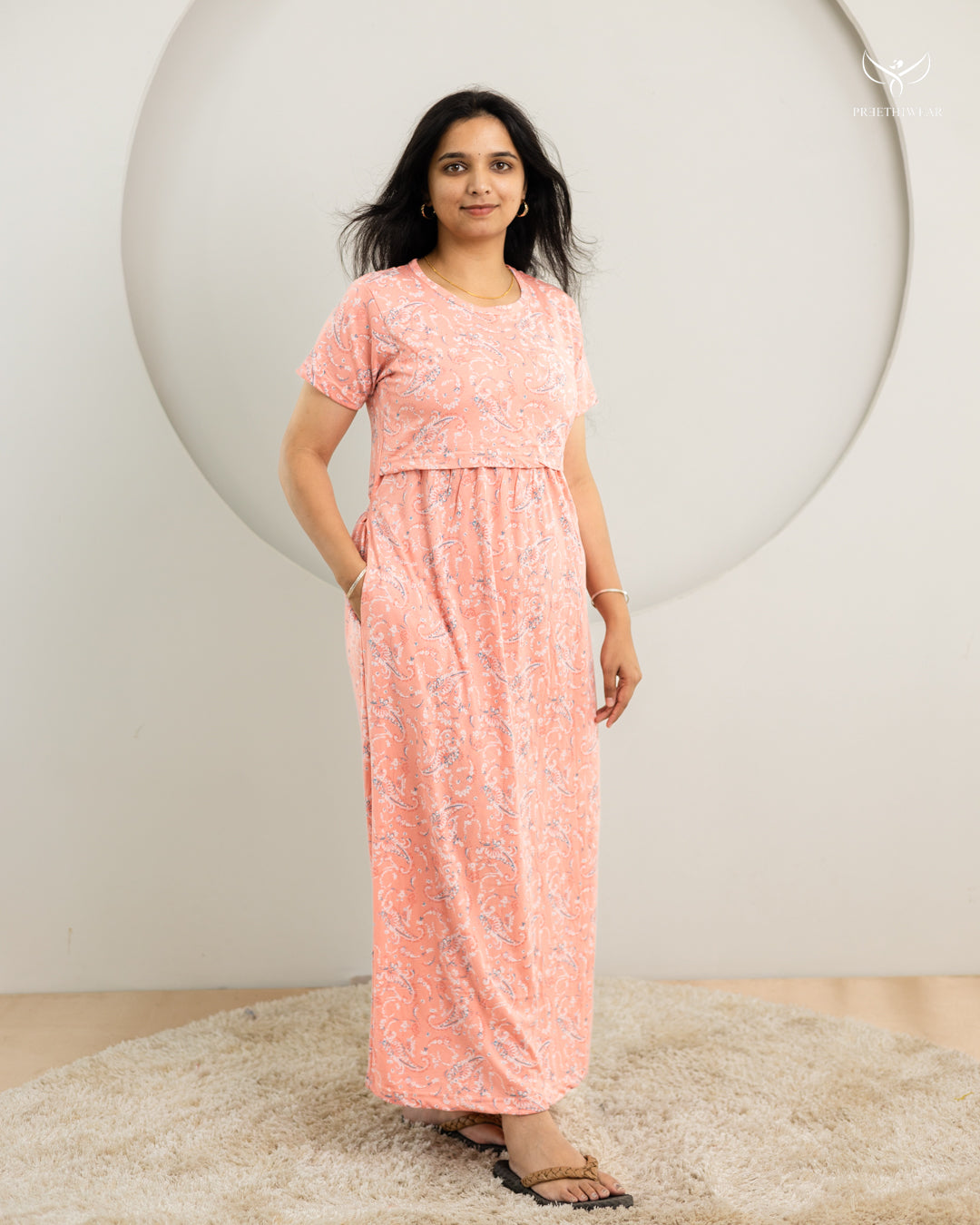 Neila SoftCotton Full Length Maternity Loungewear