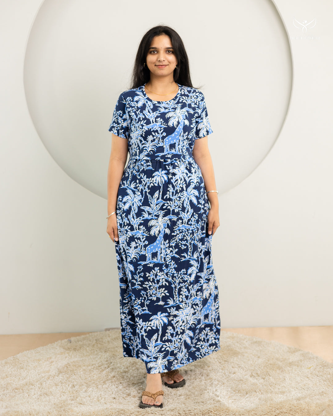 Uzma SoftCotton Full Length Maternity Loungewear