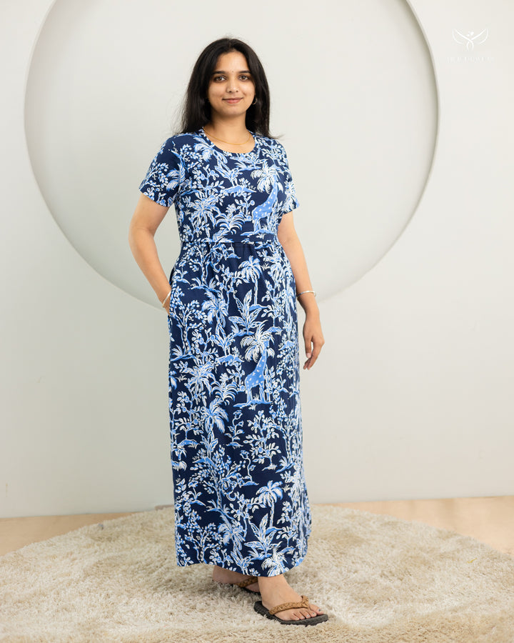 Uzma SoftCotton Full Length Maternity Loungewear