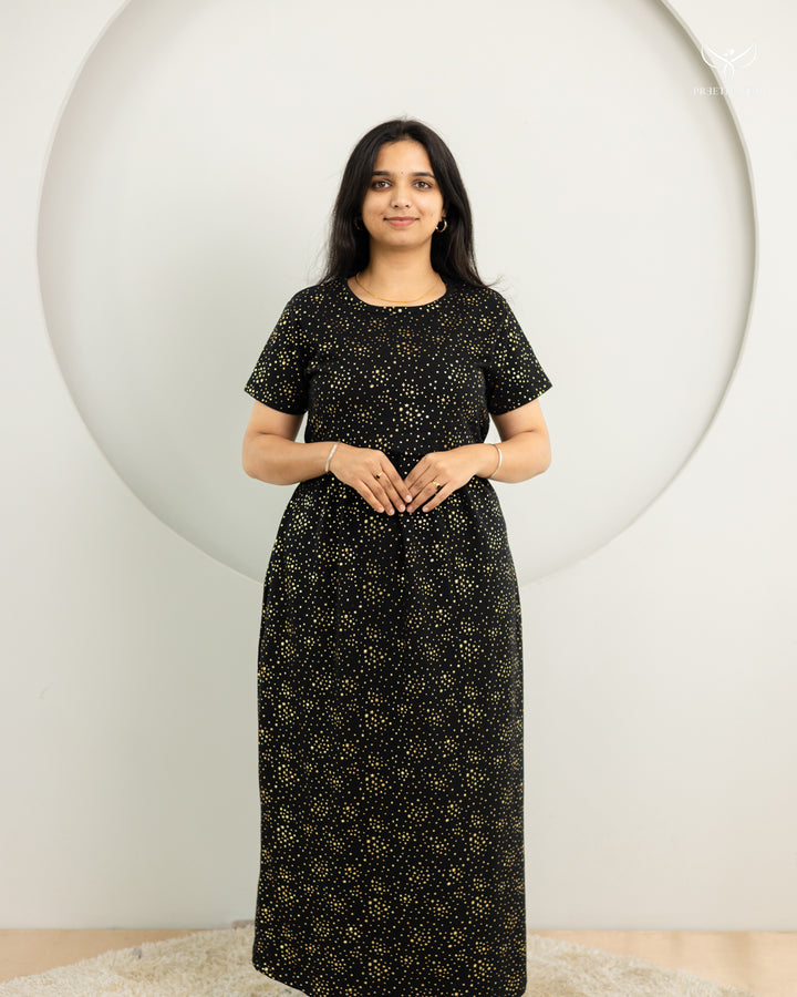 Aisha3 SoftCotton Full Length Maternity Loungewear