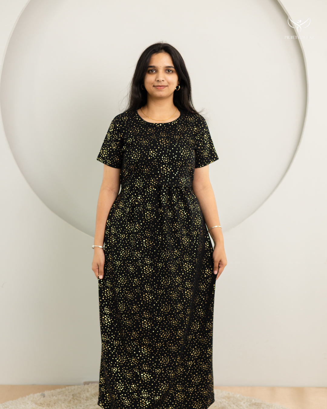 Aisha3 SoftCotton Full Length Maternity Loungewear