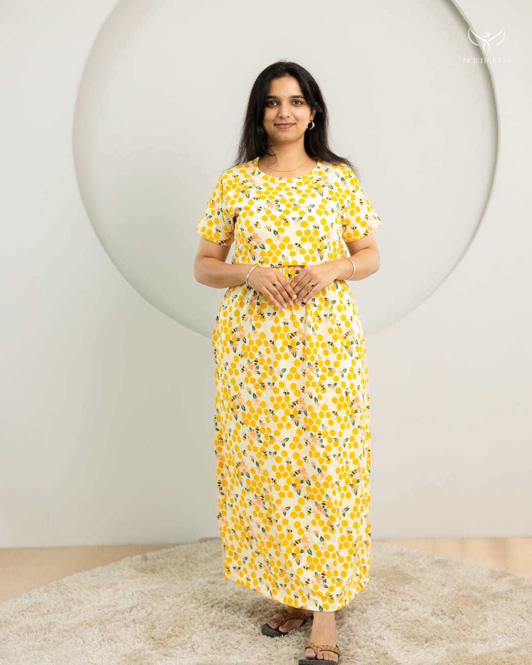 Sarika SoftCotton Full Length Maternity Loungewear