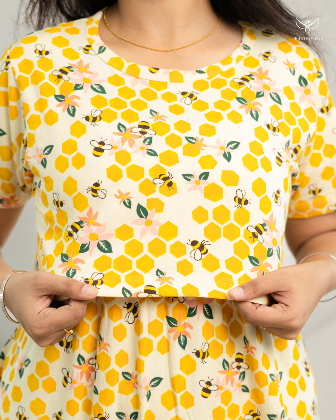 Sarika SoftCotton Full Length Maternity Loungewear