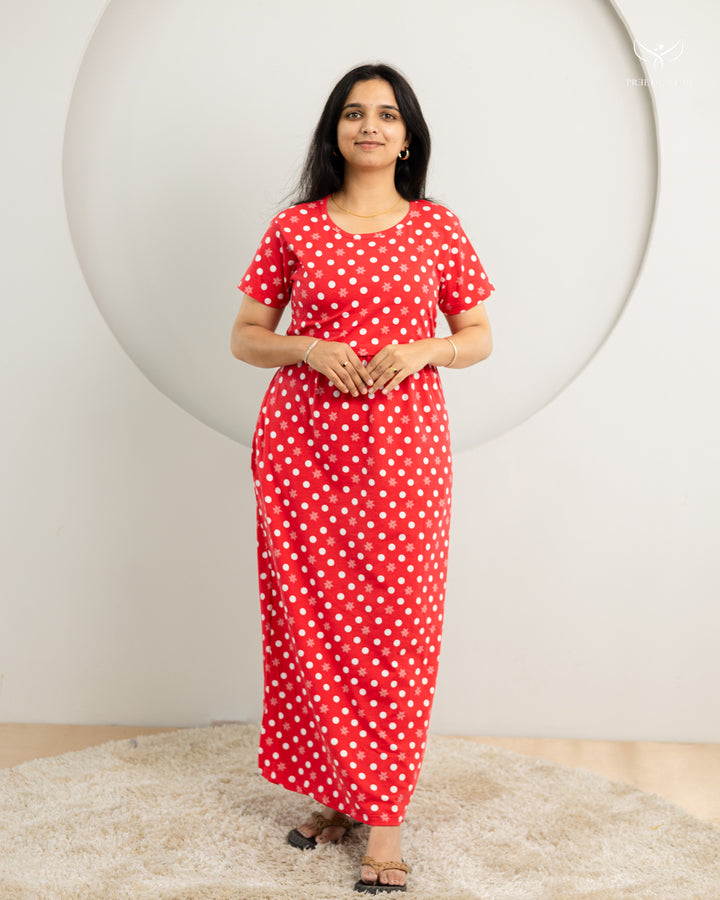 Sharvi SoftCotton Full Length Maternity Loungewear