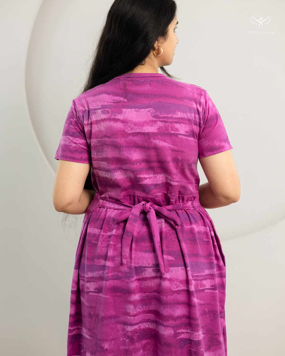 Elara ThickCotton Full Length Maternity Loungewear