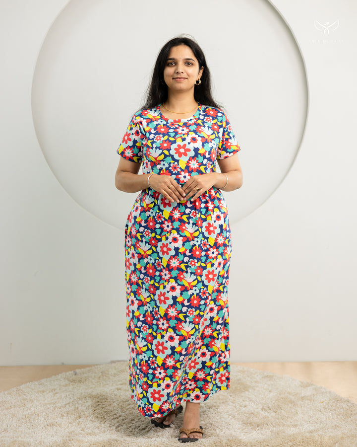 Latika SoftCotton Full Length Maternity Loungewear