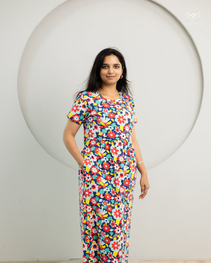 Latika SoftCotton Full Length Maternity Loungewear