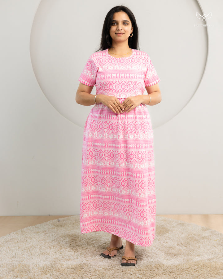 Aarvi ThickCotton Full Length Maternity Loungewear