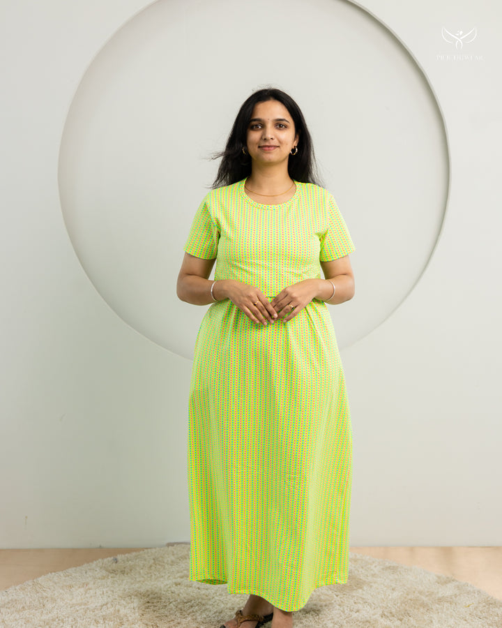 Faiza ThickCotton Full Length Maternity Loungewear