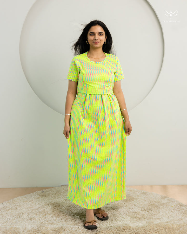 Faiza ThickCotton Full Length Maternity Loungewear