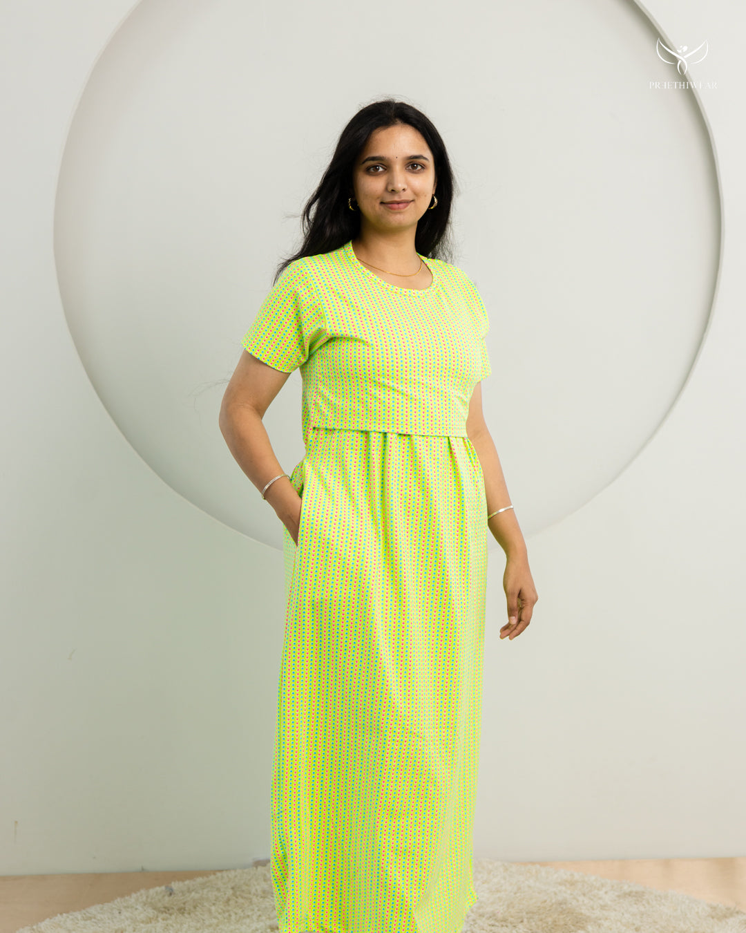 Faiza ThickCotton Full Length Maternity Loungewear