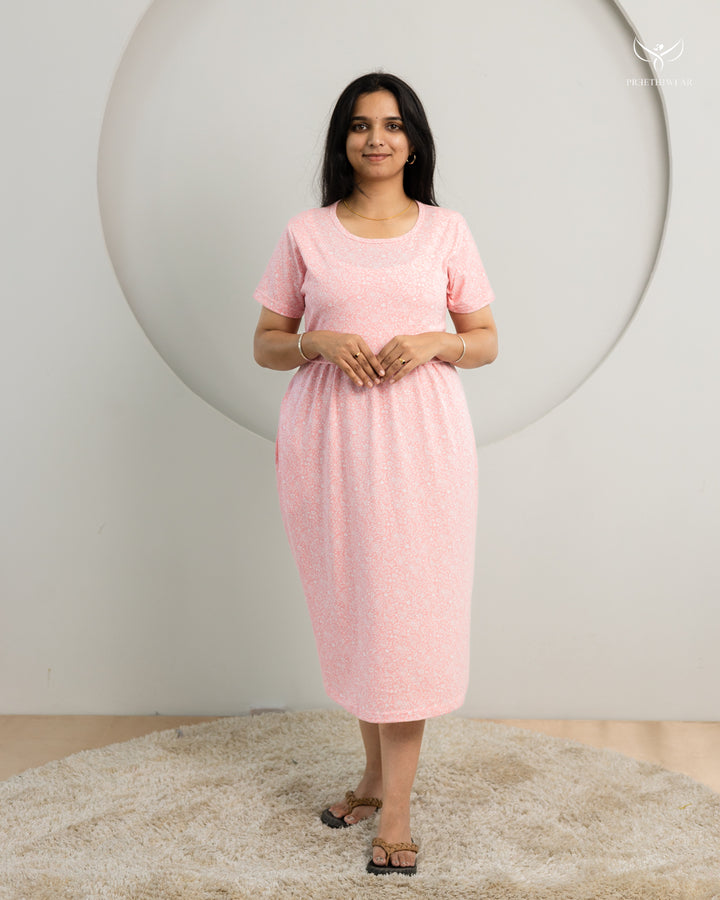 Daxa SoftCotton Calf Length Maternity Loungewear