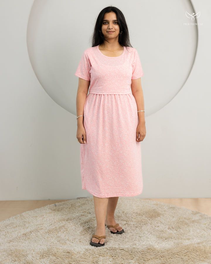 Daxa SoftCotton Calf Length Maternity Loungewear