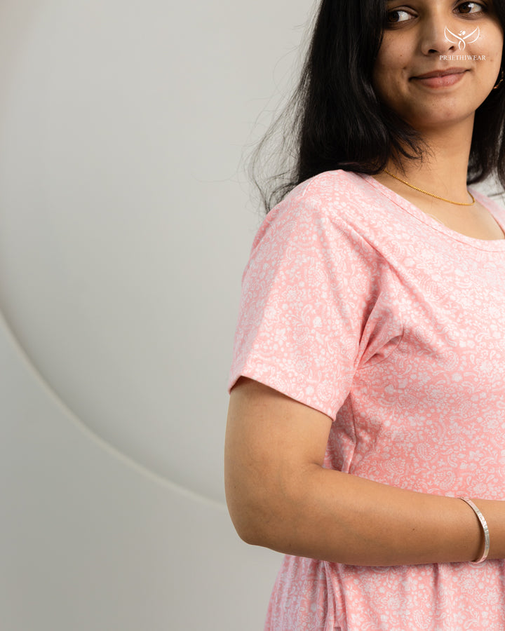 Daxa SoftCotton Calf Length Maternity Loungewear