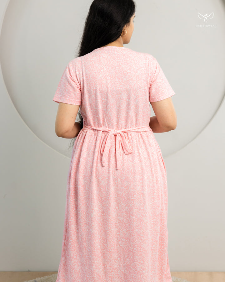 Daxa SoftCotton Calf Length Maternity Loungewear