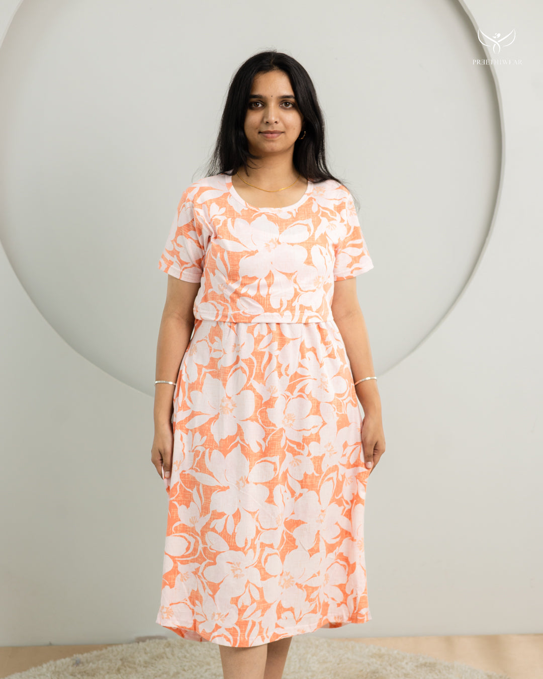 Eniya SoftCotton Calf Length Maternity Loungewear