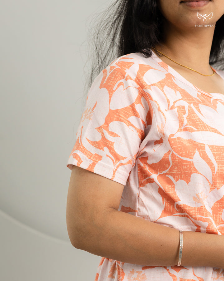 Eniya SoftCotton Calf Length Maternity Loungewear