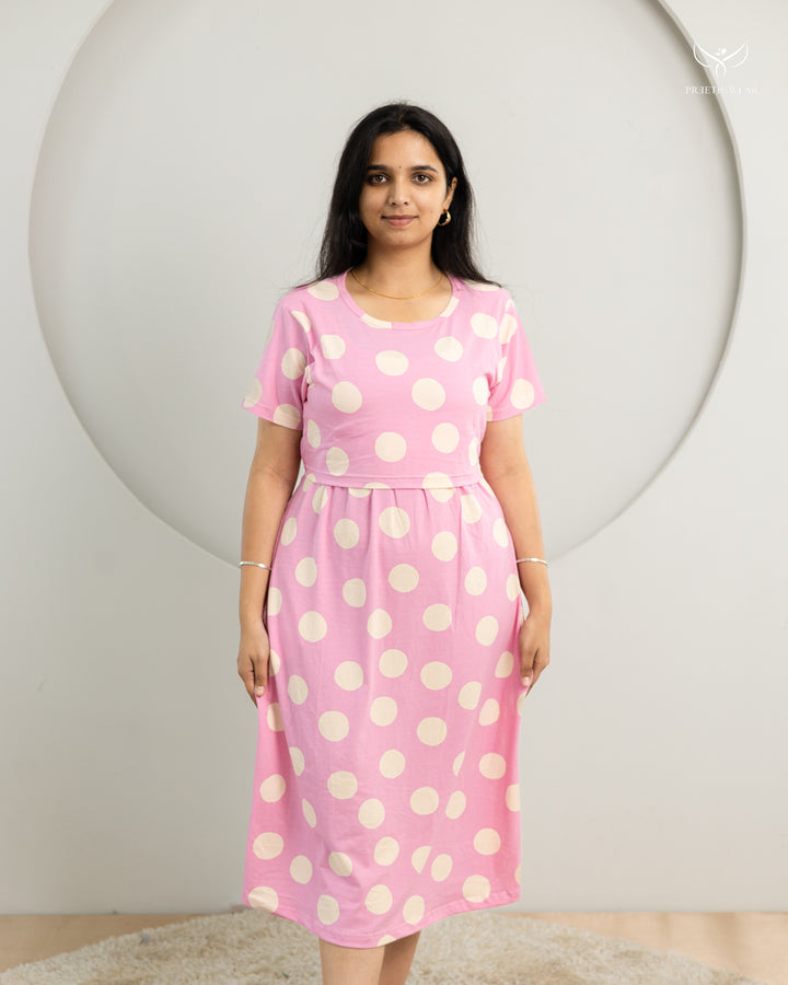 Vincy SoftCotton Calf Length Maternity Loungewear