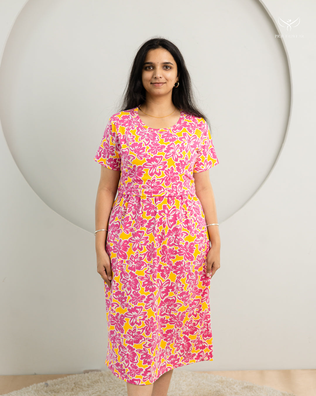 Gowda SoftCotton Calf Length Maternity Loungewear