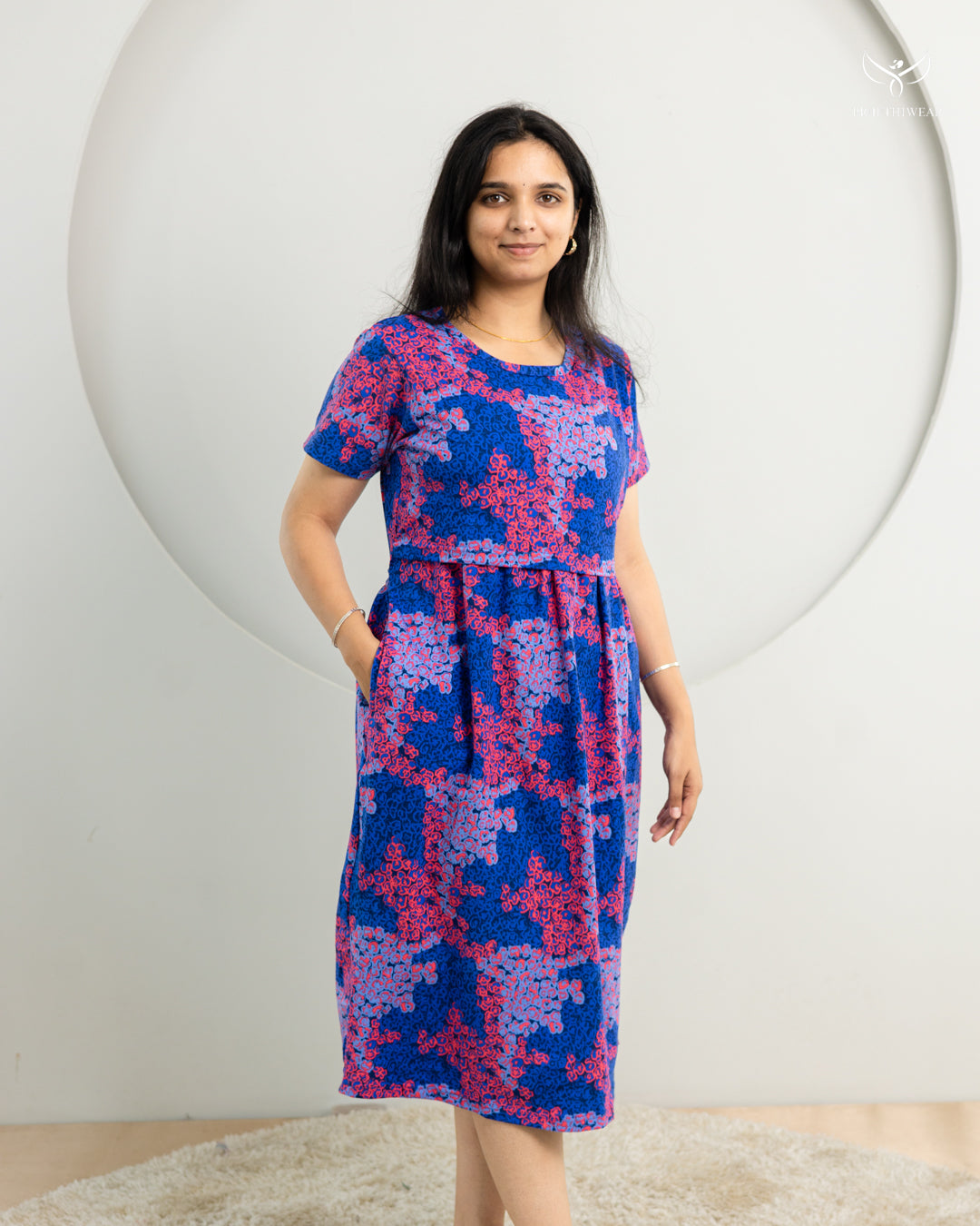 Riniki SoftCotton Calf Length Maternity Loungewear