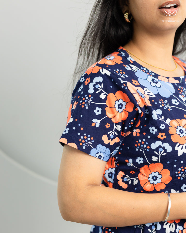 Levina SoftCotton Calf Length Maternity Loungewear