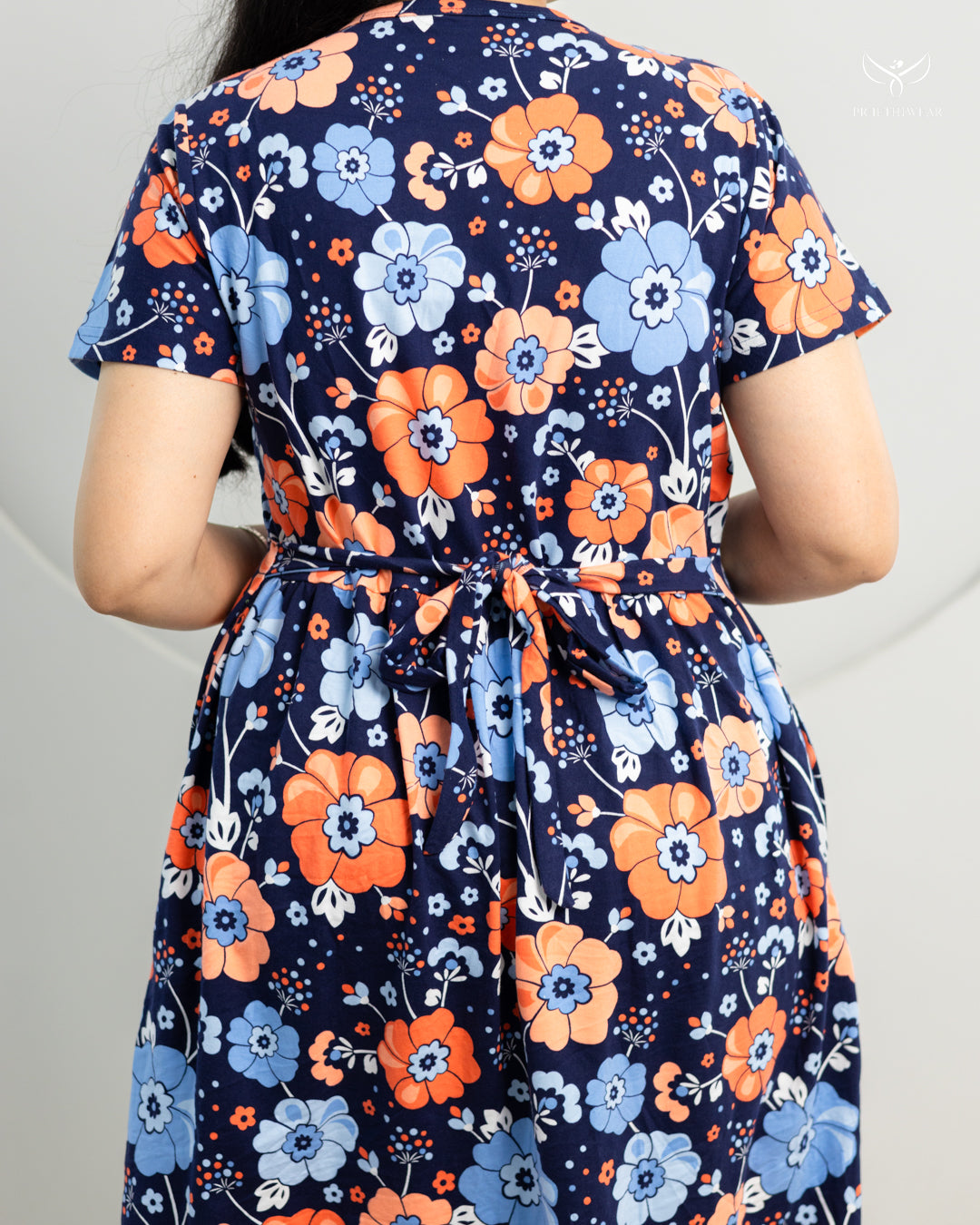 Levina SoftCotton Calf Length Maternity Loungewear