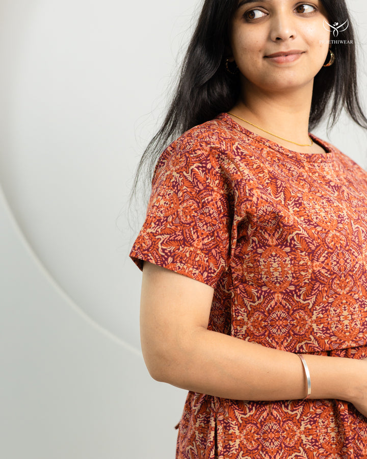 Merlyn Thick Cotton Calf Length Maternity Loungewear