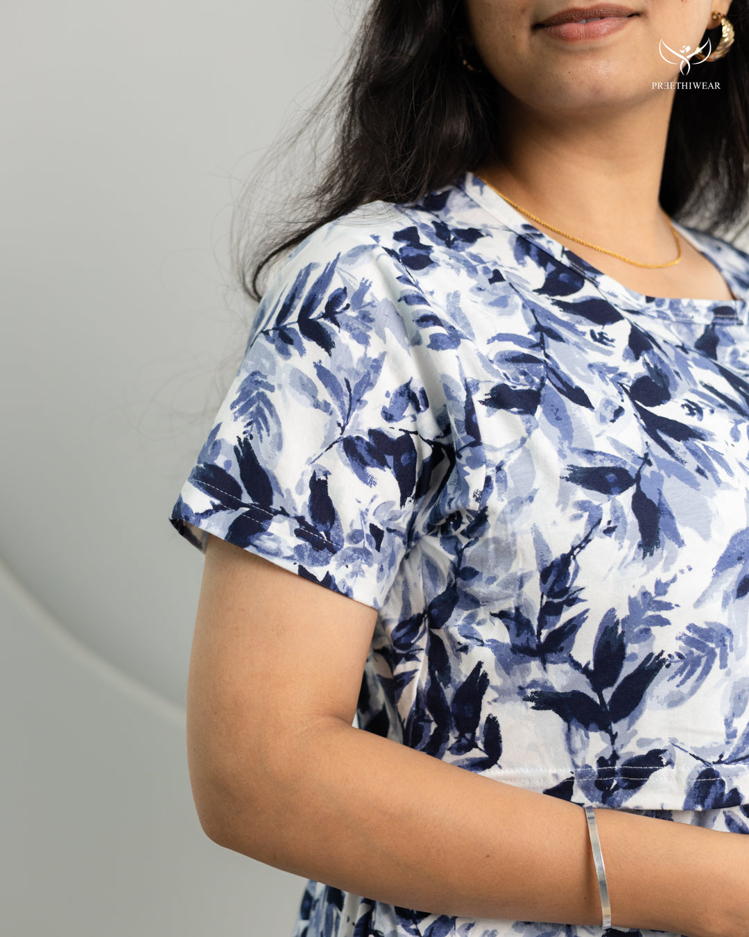 Francy SoftCotton Calf Length Maternity Loungewear