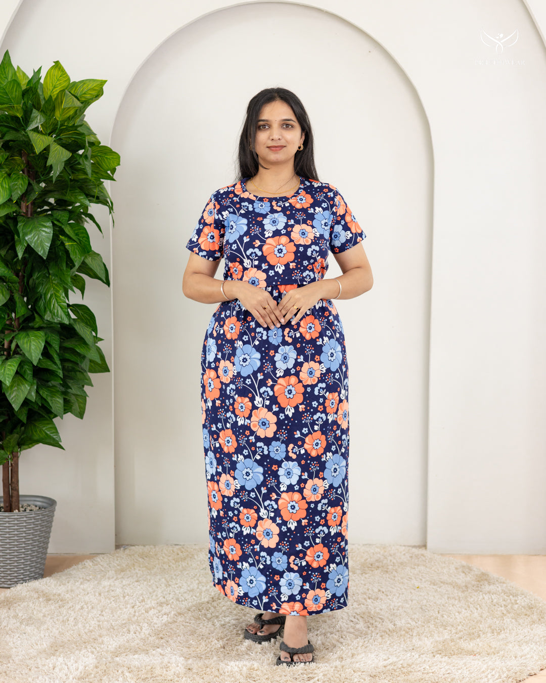 Bharathi SoftCotton Full Length Maternity Loungewear