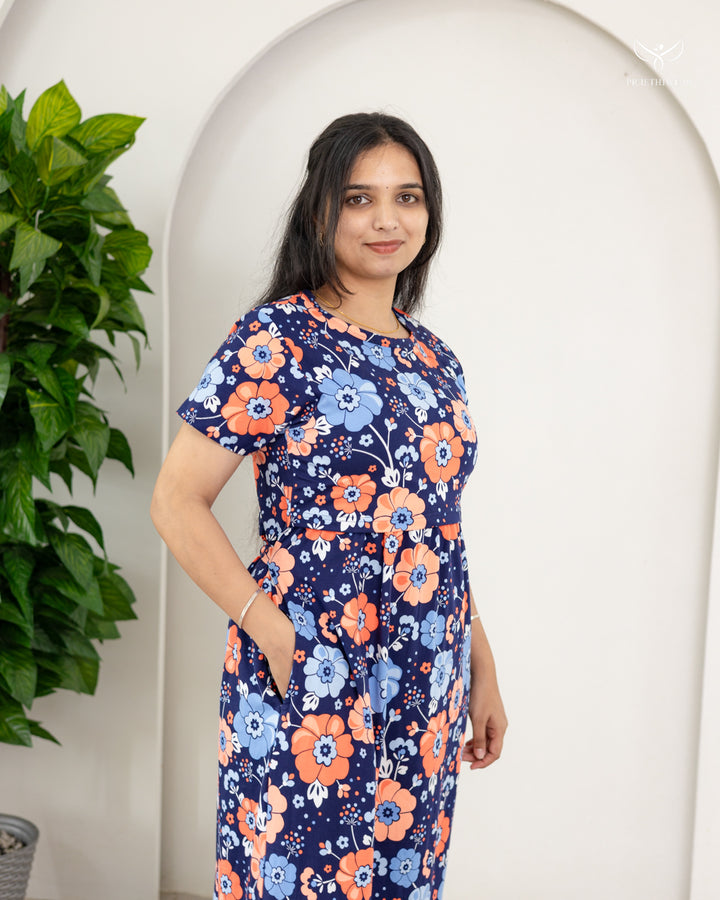 Bharathi SoftCotton Full Length Maternity Loungewear