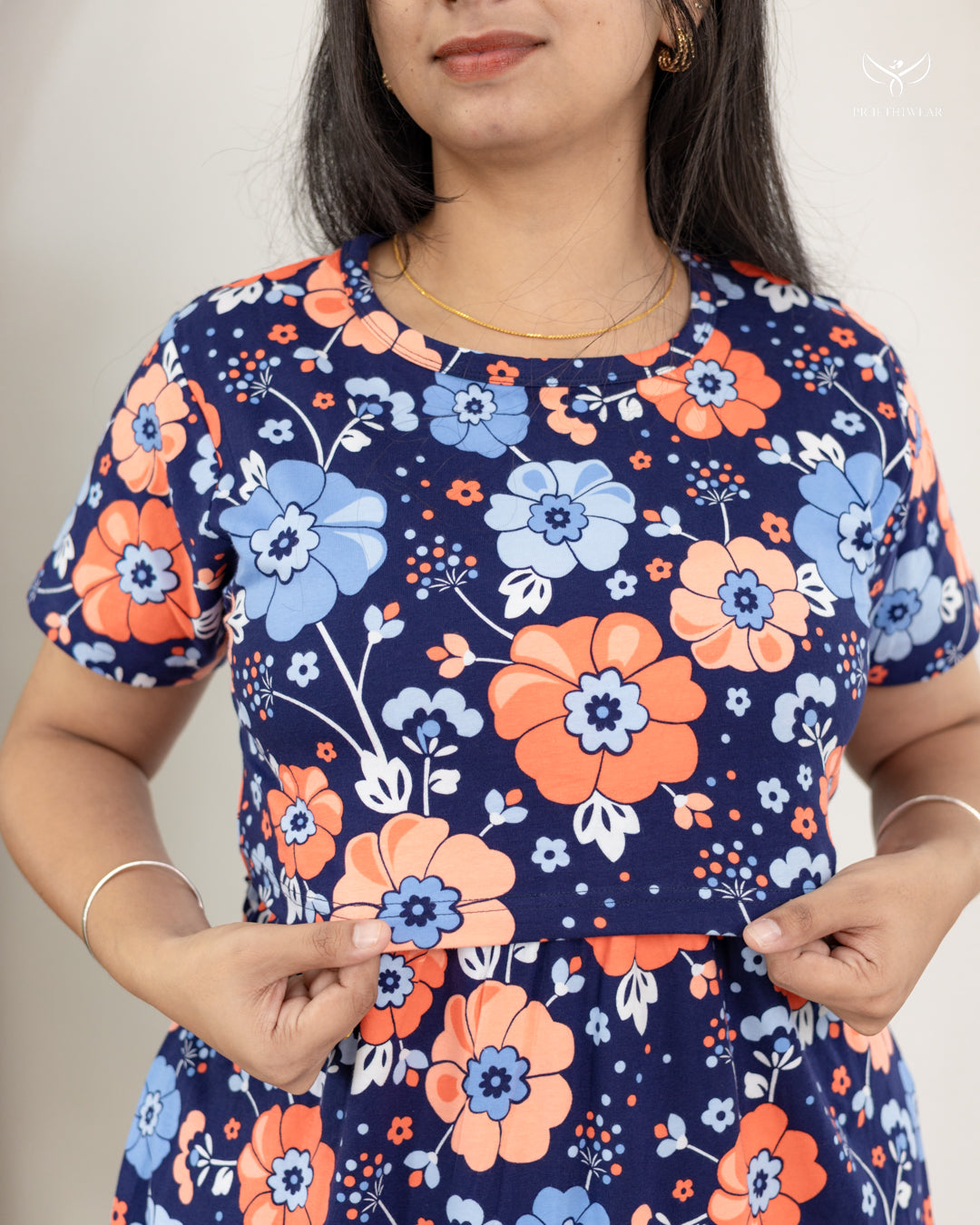 Bharathi SoftCotton Full Length Maternity Loungewear