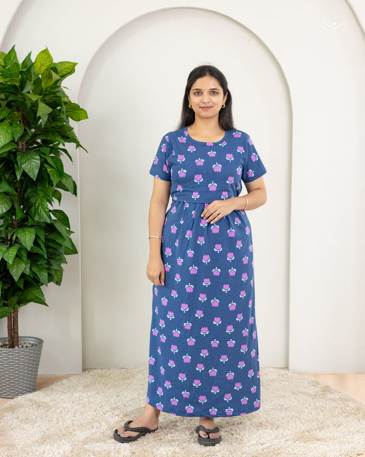 Arsha SoftCotton Full Length Maternity Loungewear