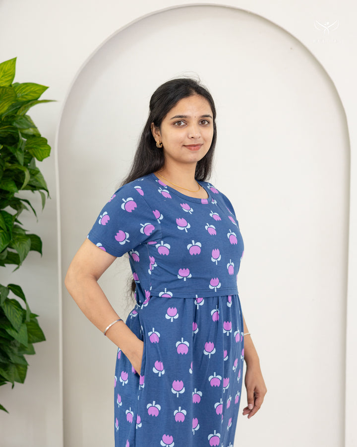 Arsha SoftCotton Full Length Maternity Loungewear