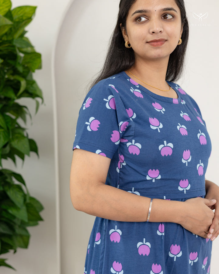 Arsha SoftCotton Full Length Maternity Loungewear