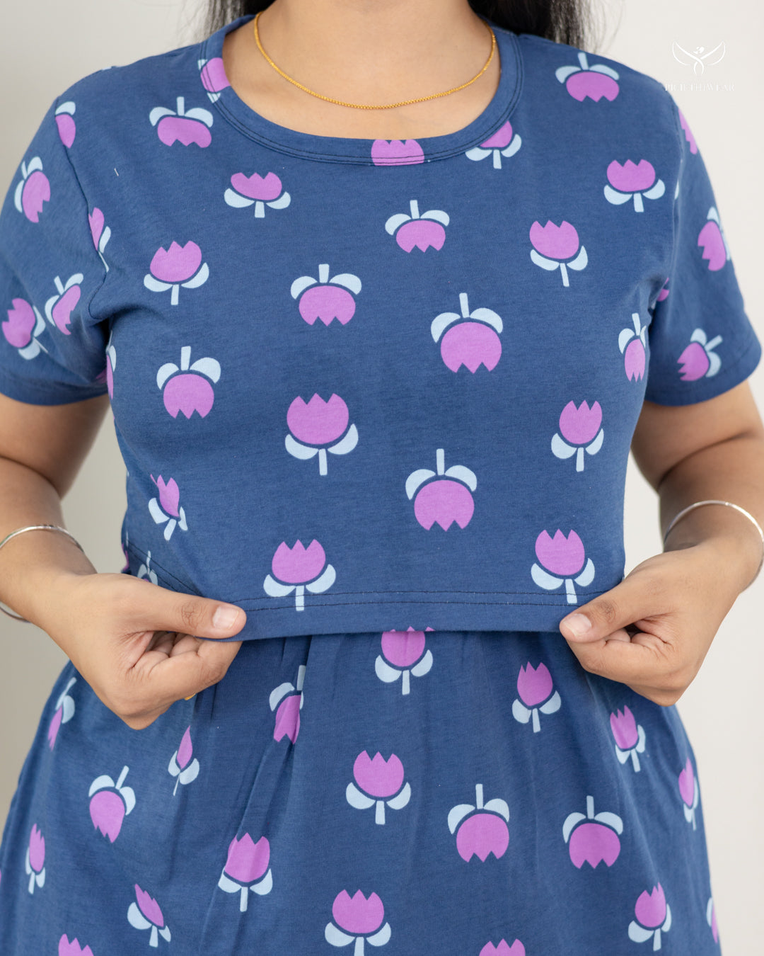 Arsha SoftCotton Full Length Maternity Loungewear