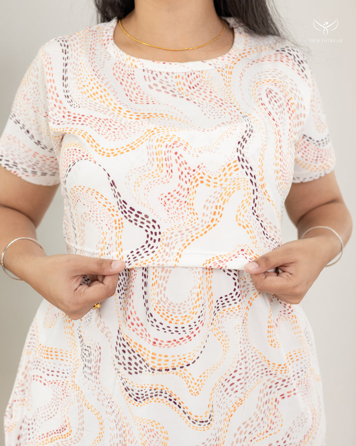 Bincy1  SoftCotton Full Length Maternity Loungewear