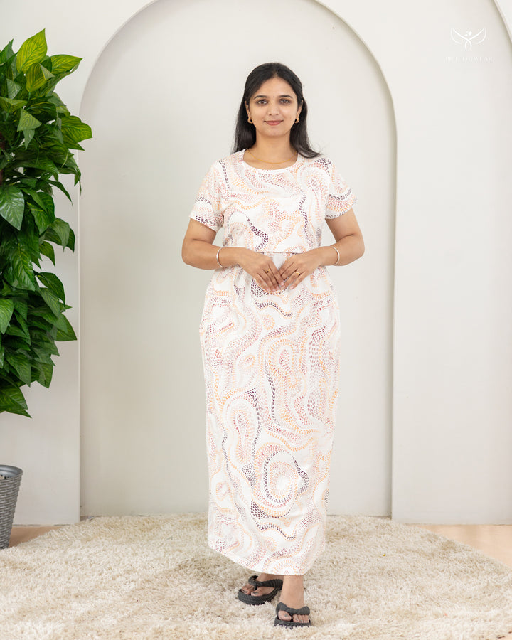 Bincy1  SoftCotton Full Length Maternity Loungewear